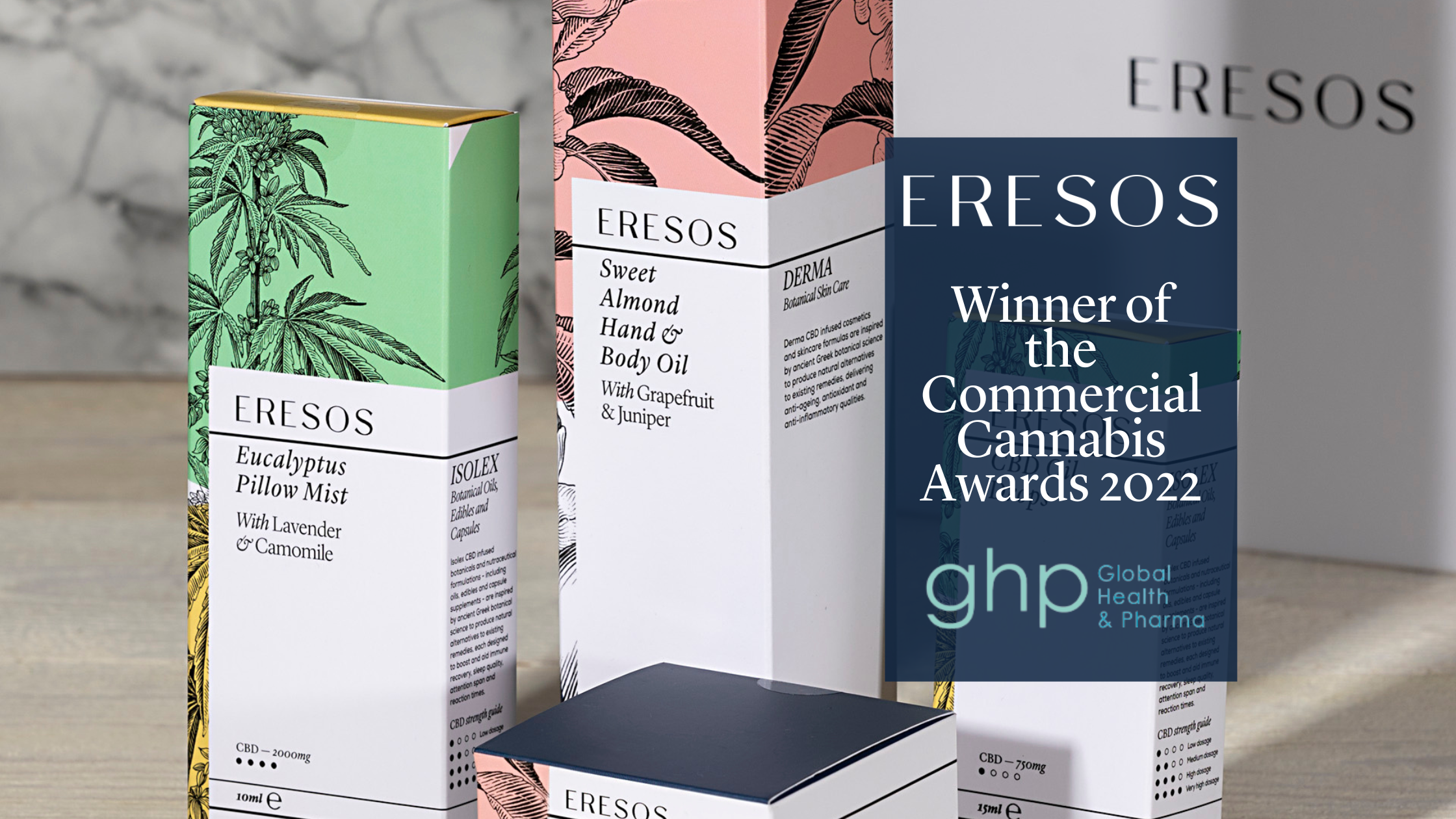 GHP Magazine Announces Eresos as a Winner in the Commercial Cannabis Awards 2022